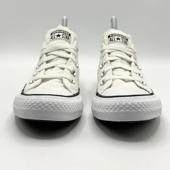 Converse All Star Slip On Low Lace Up White Sneakers - US Women’s 6 / EU 36.5 - Picture 3 of 14